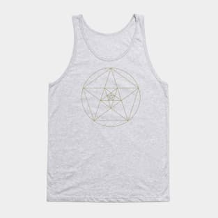 Fractal pentaic star Tank Top